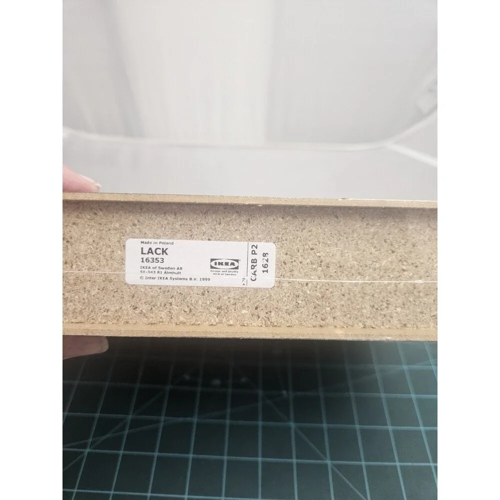 Ikea Lack Floating Wall Shelf Black 30x26 cm 11 3/4 x 10 1/4 NIB